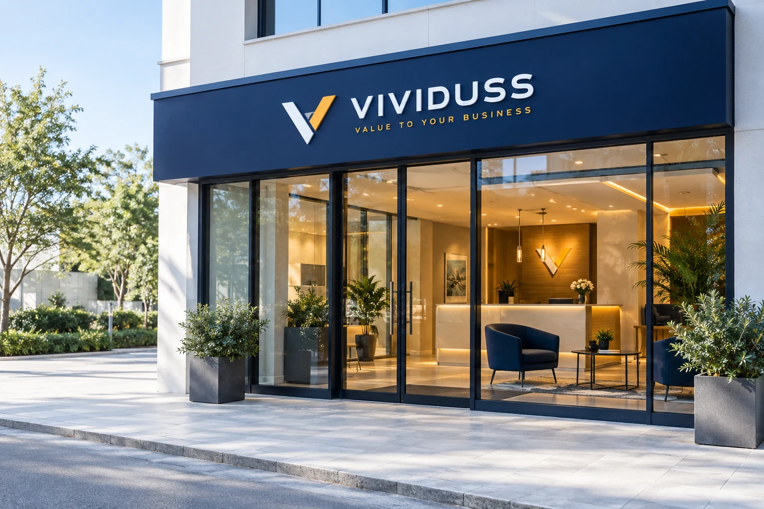 Vividuss franchise storefront concept