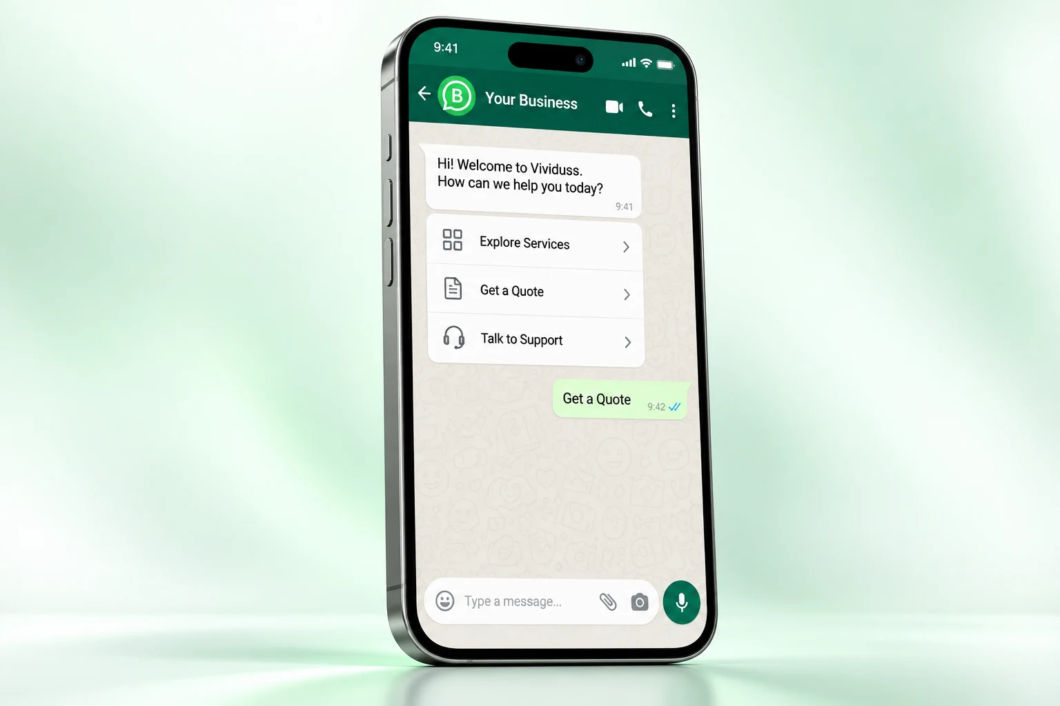 WhatsApp CRM showcase
